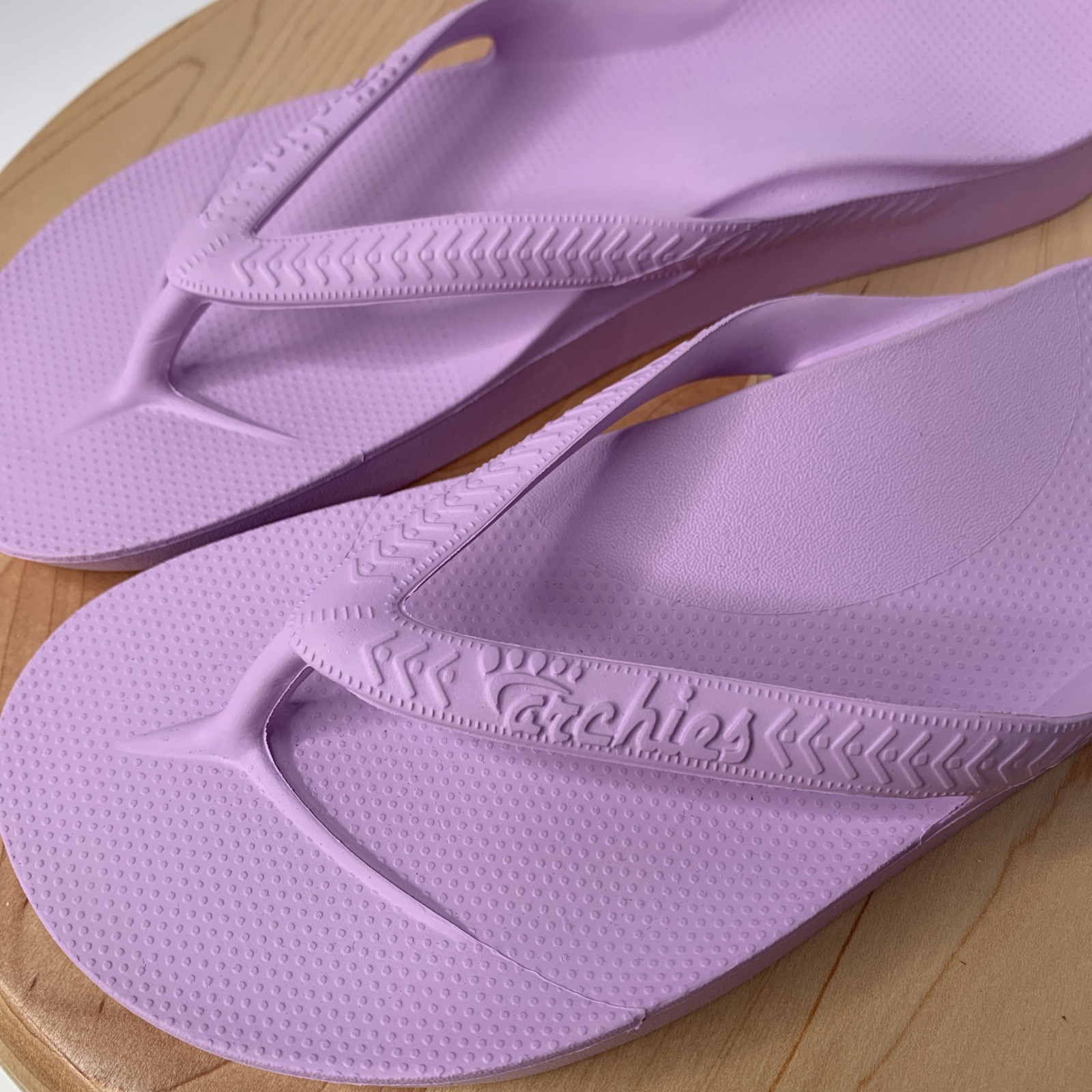 Archie’s Comfort Flip Flops Lilac New Women’s Size 8 Arch Support