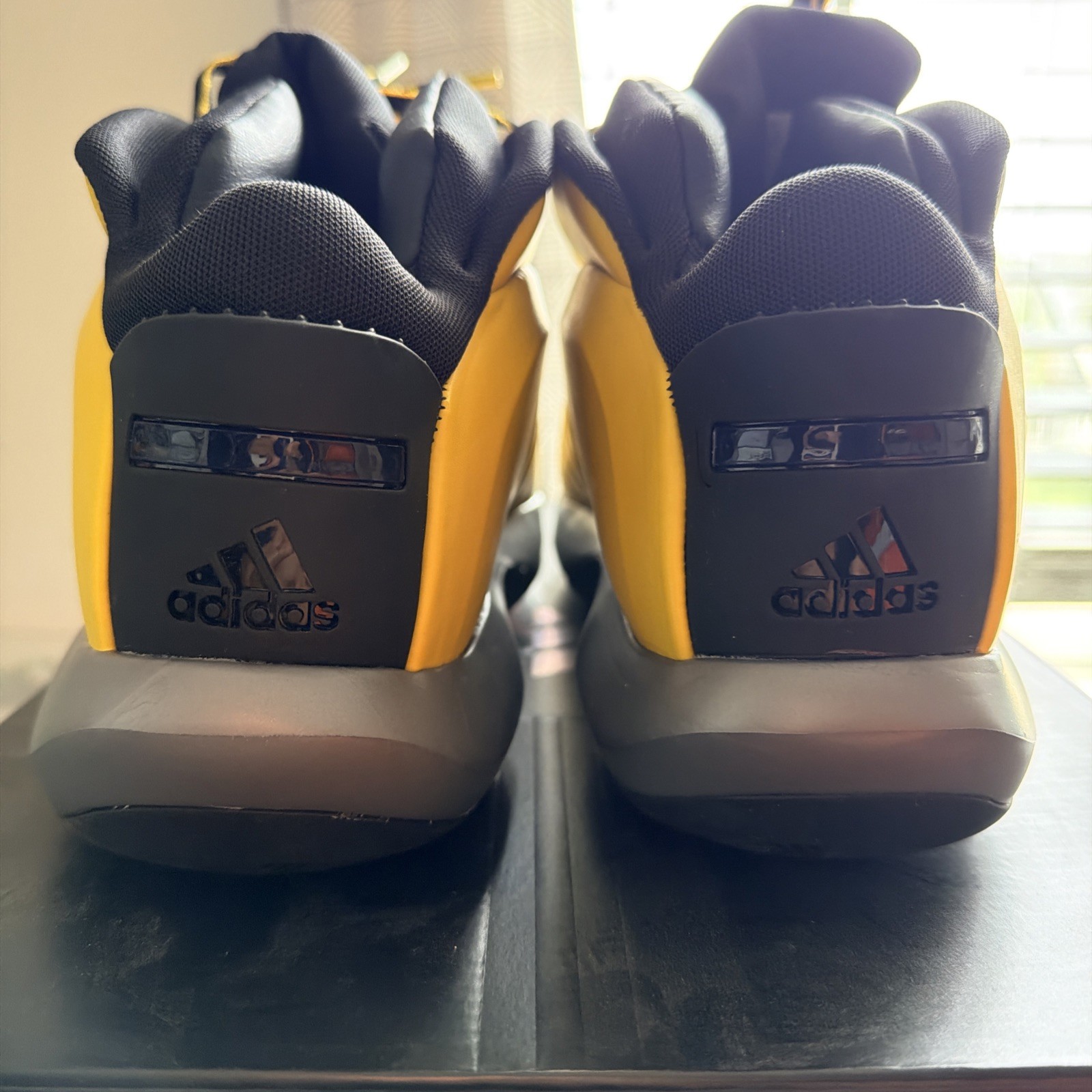 Adidas Crazy 1 US 11 Men’s Yellow Black Grey Basketball Retro Kobe GY3808 New