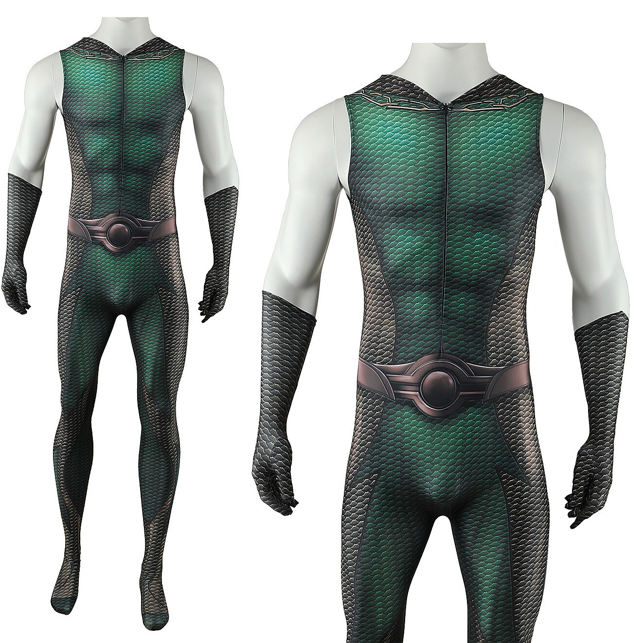 The Deep Cosplay Jumpsuit Superhero The Boys Suit Costume Halloween Adult Kids