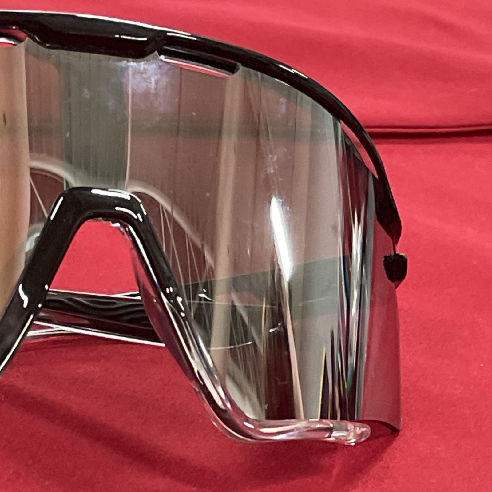 Men’s X Loop Wrap Around Gray Plastic Framed Sport Sunglasses