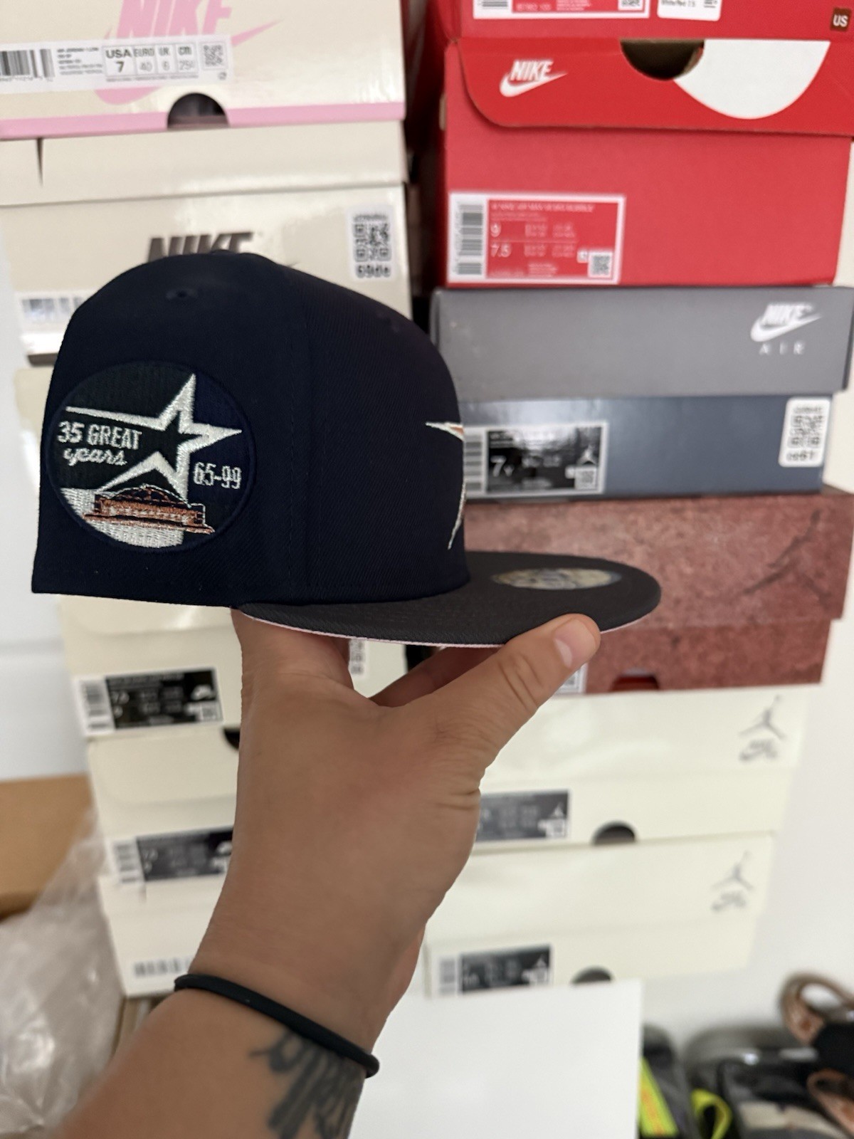 BNWT Hat Club AZ Exclusive 2Wild 2 Wilder Nights in Houston Astros 73/8