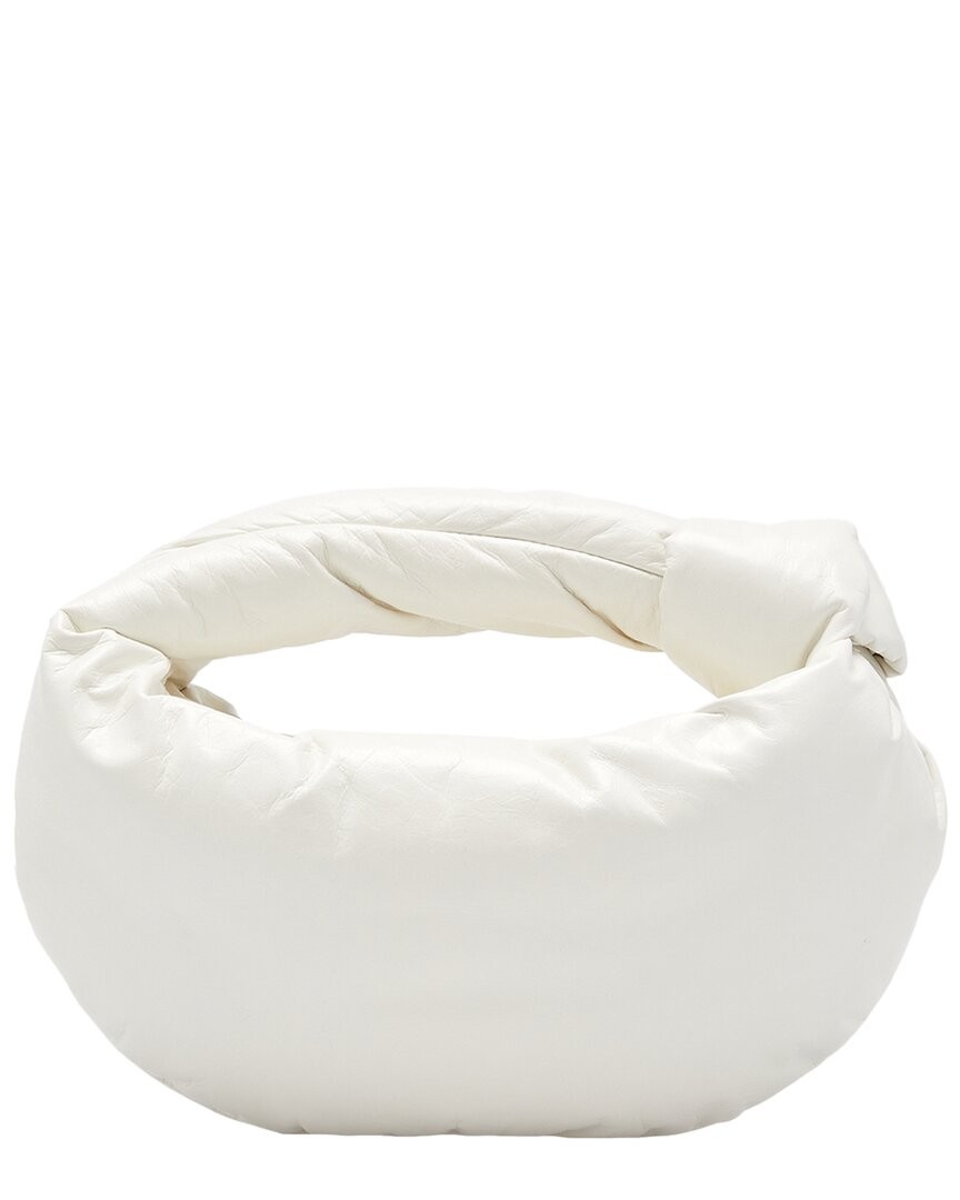 Bottega Veneta Mini Jodie Leather Shoulder Bag Women’s White