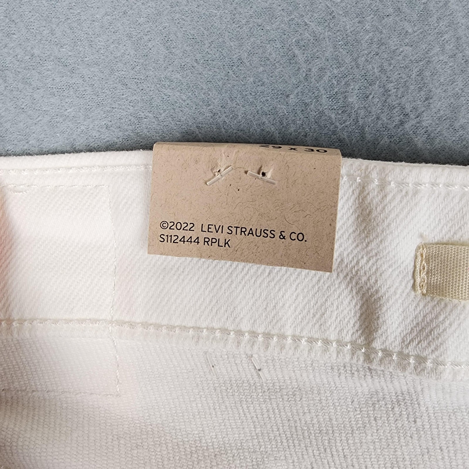 Levi’s 721 High Rise Skinny Jeans Womens 29×30 White Stretch Denim Casual NWT