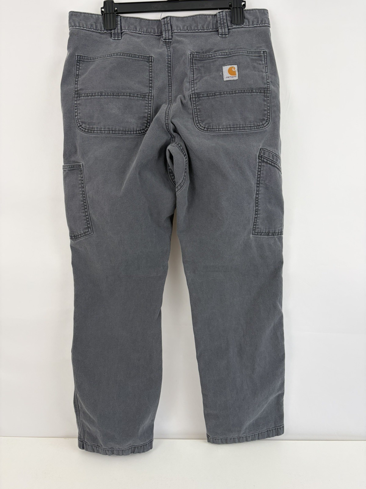 Carhartt Rugged Flex Double Front Work Pants Men 36×32 Relaxed Fit Canvas Utilit