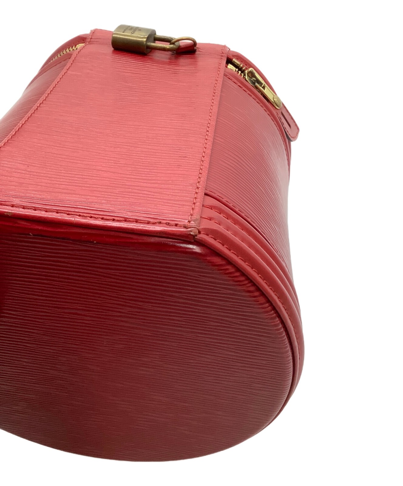 Louis Vuitton Vanity Bag Epi Cannes M48037 Epi Leather Red #TFB5286