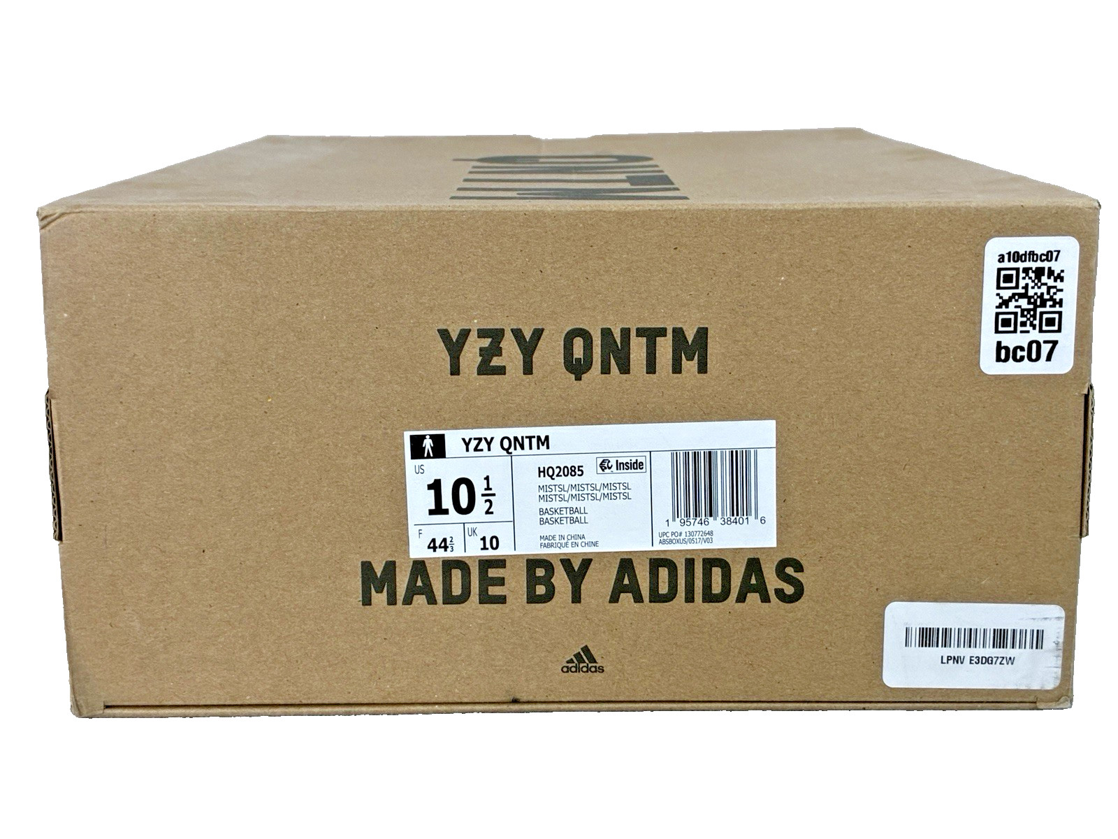 Adidas Yeezy QNTM Quantum Mist Slate Size 10.5 Basketball Shoes