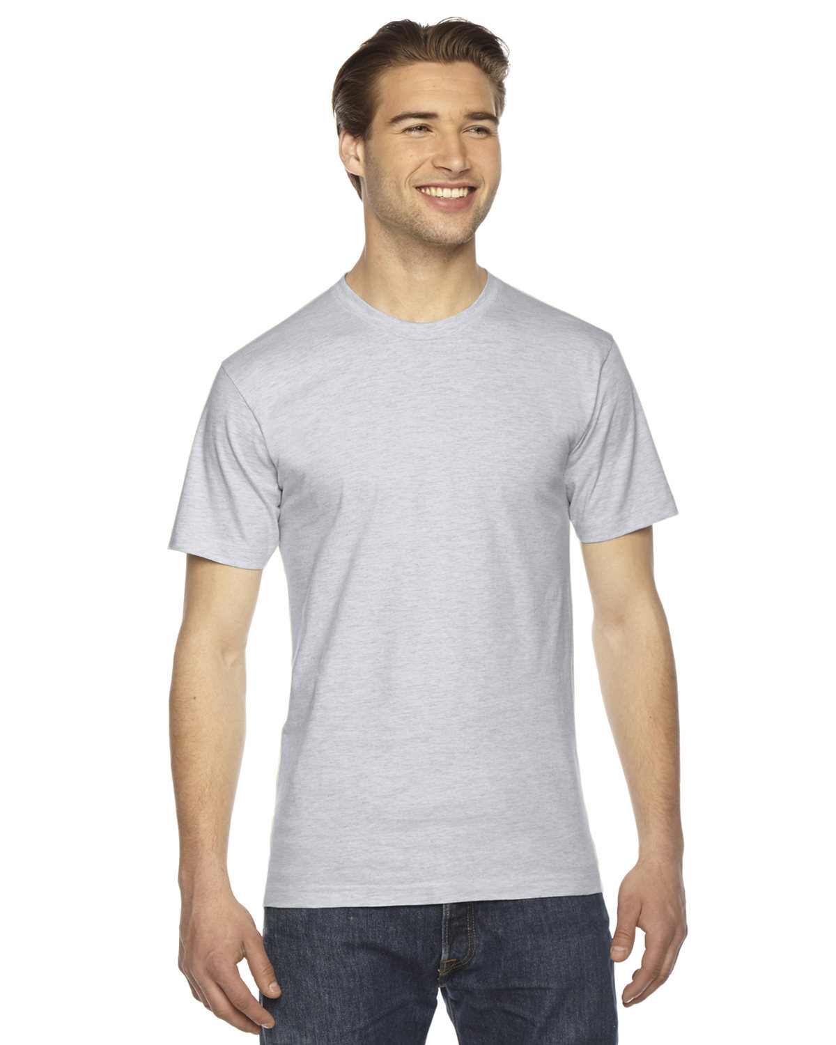 American Apparel 2001 Unisex Fine Jersey Short Sleeve Stylish Comfort T-Shirt