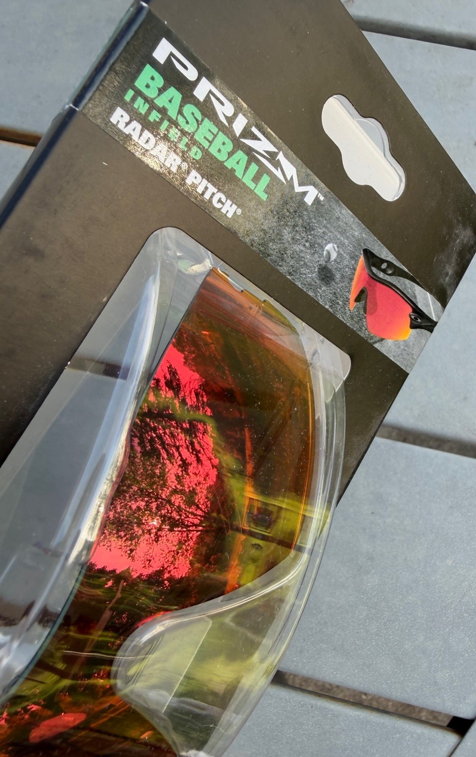 Oakley RADAR Pitch Lens PRIZM BASEBALL INFIELD 101-115-002 Red Ruby Fire Genuine