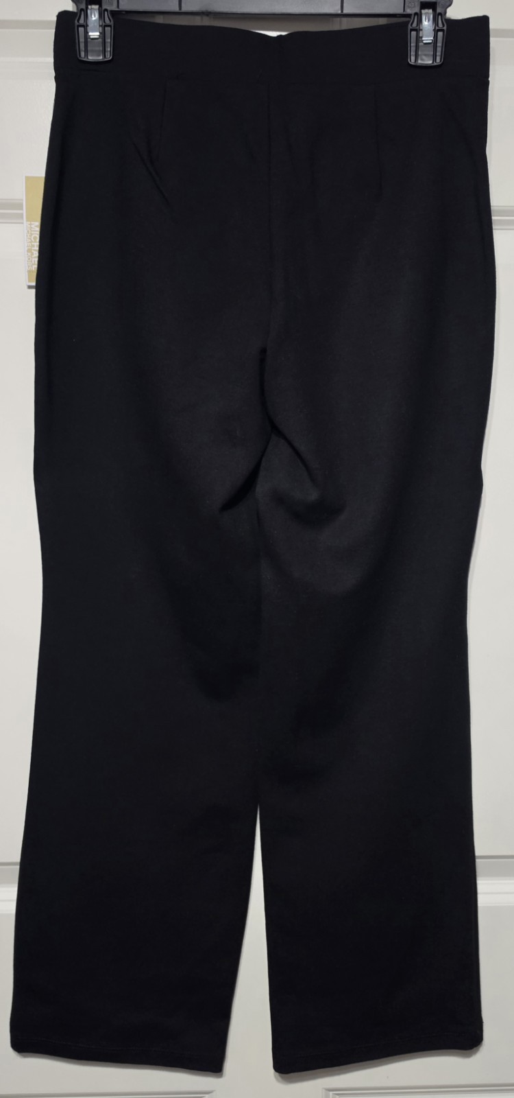 NWT-Michael Kors Straight Pull On Black Pants Women’s Size:S