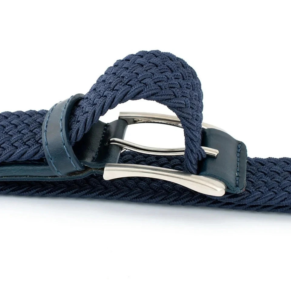 Elastic Fabric Braided Belt,Enduring Stretch Woven Belt for Unisex Men/Women/Jun