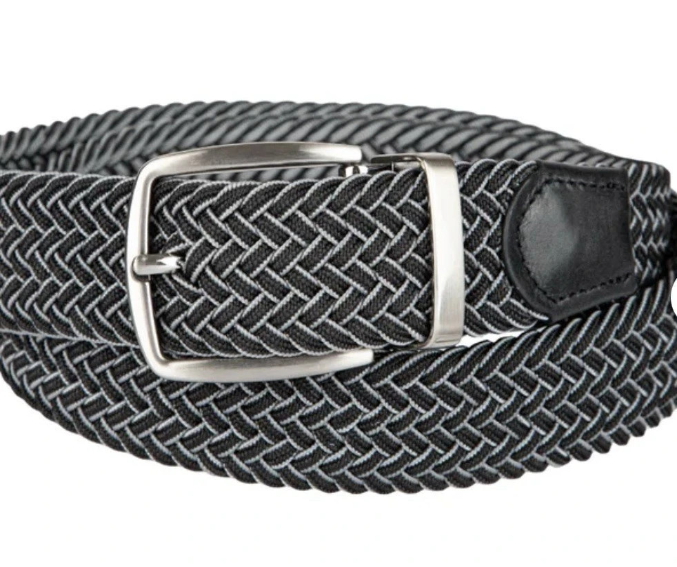 Tommy Bahama Men’s Stretch Braided Reversible Belt Adjustable Fit