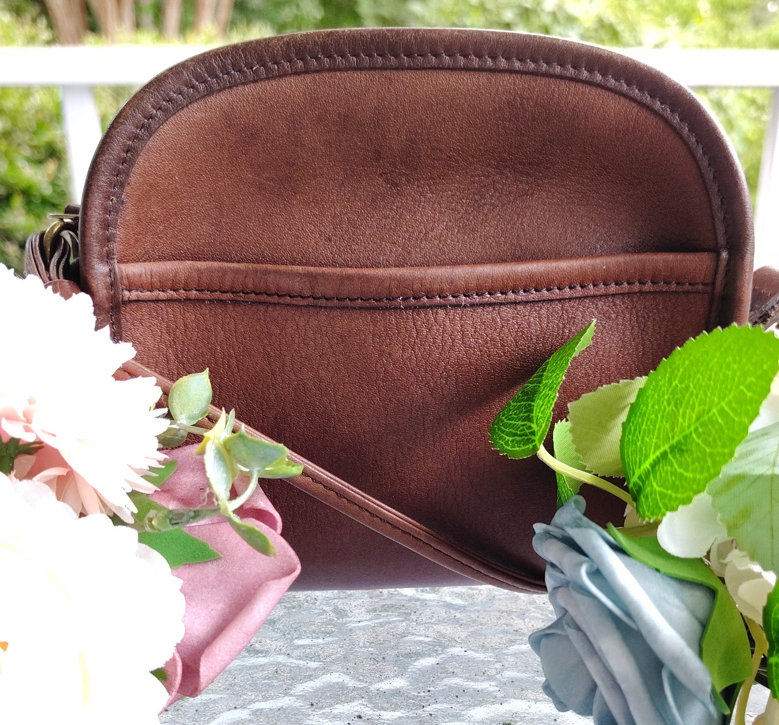 Coach MINI Vintage 9017 Abbie Brown 90’s Leather Crossbody