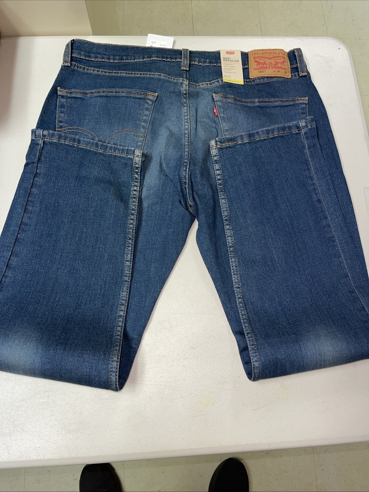Levi’s Mens 511 Flex Eco Performance Stretch Slim Fit Blue Jean 36×30 NWT 4