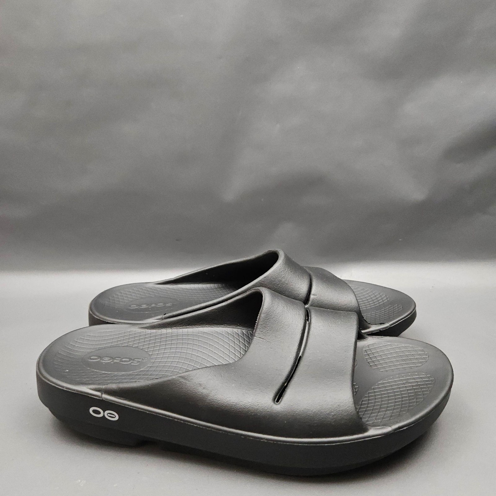 Oofos OOahh Slide Sandals Shoes Womens 9 Black Slip On Comfort Sports Recovery