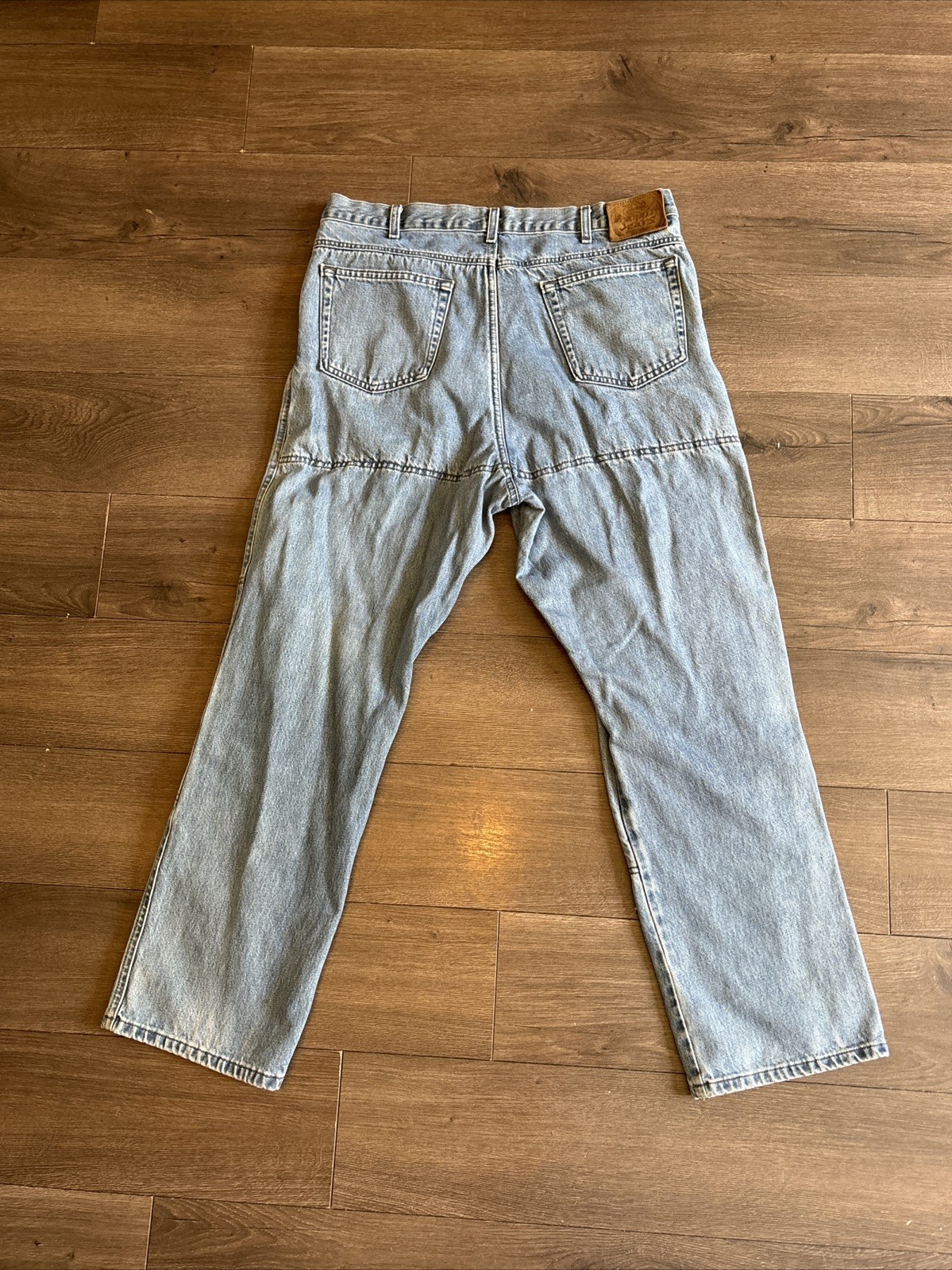DRAGGIN JEANS Kevlar Lined 38×30 Motorcycle Biker Denim Jeans Fast Company VTG