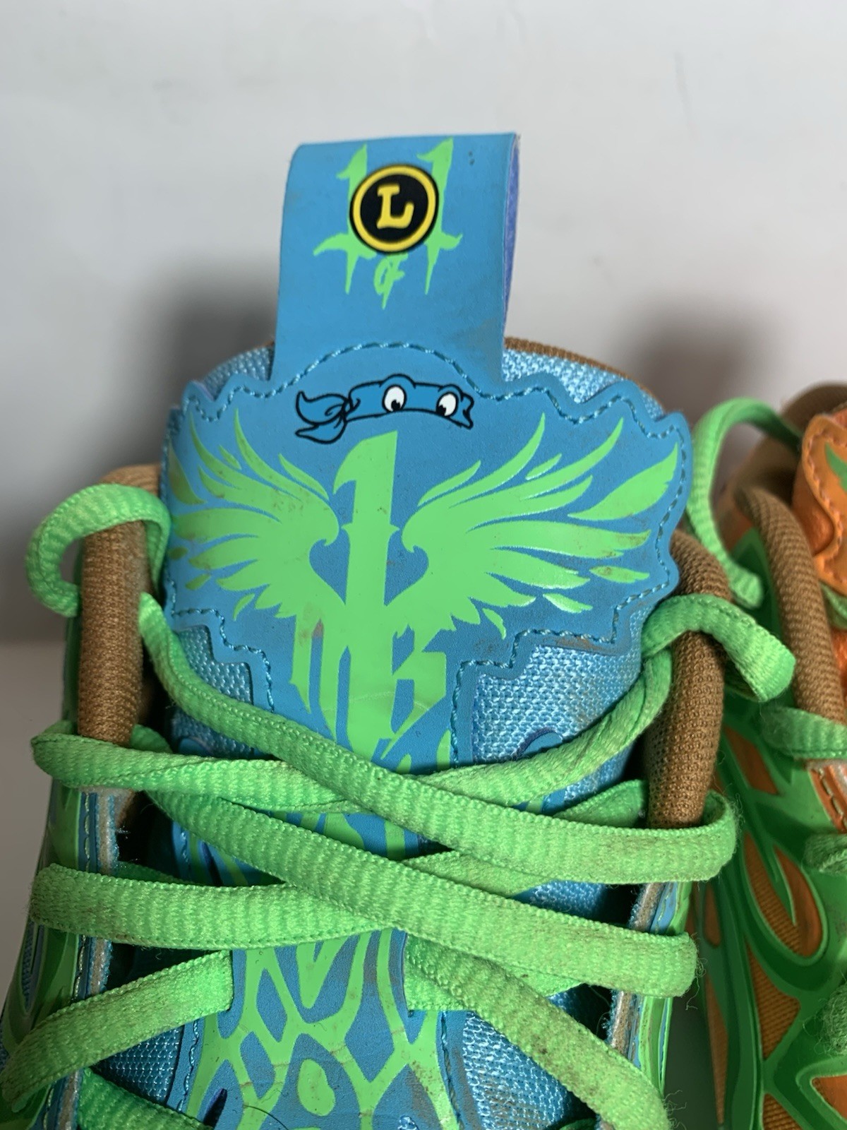 PUMA MB.03 TMNT M.E.L.O. Limited Edition Mid Top Sneakers Green 311313-01 Size 6