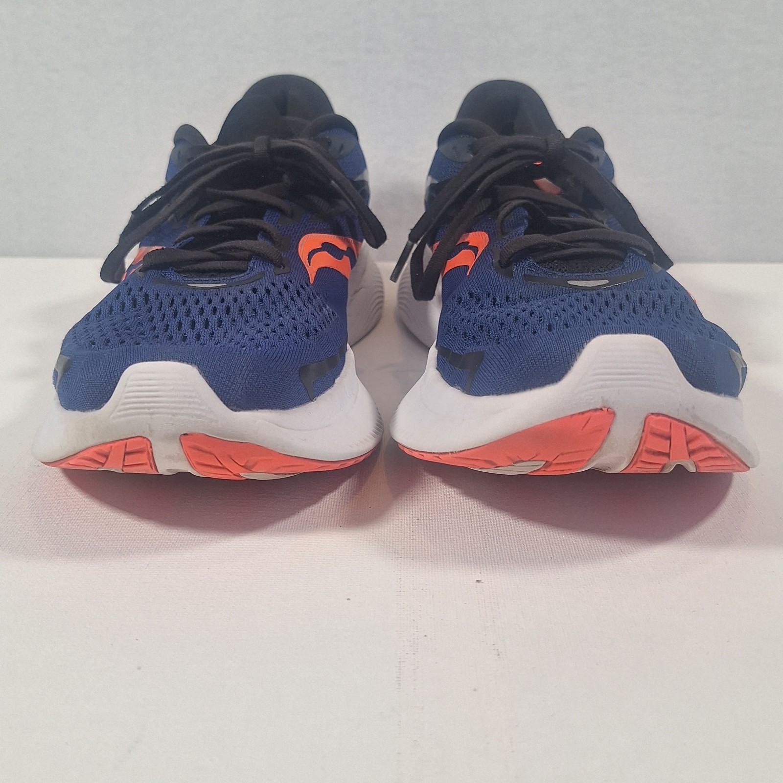 Saucony Ride 15 Men’s Size 10.5 Navy Silver Running Sneakers Athletic Shoes EUC