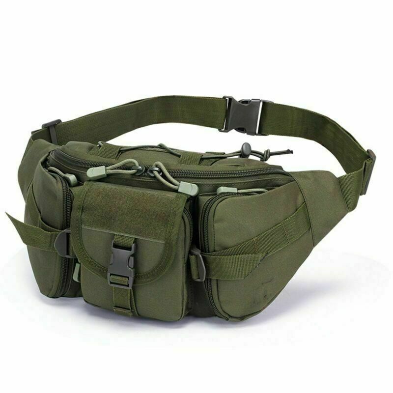 Tactical Fanny Pack Bumbag Waist Bag Military Hip Belt Outdoor Hiking Fishing