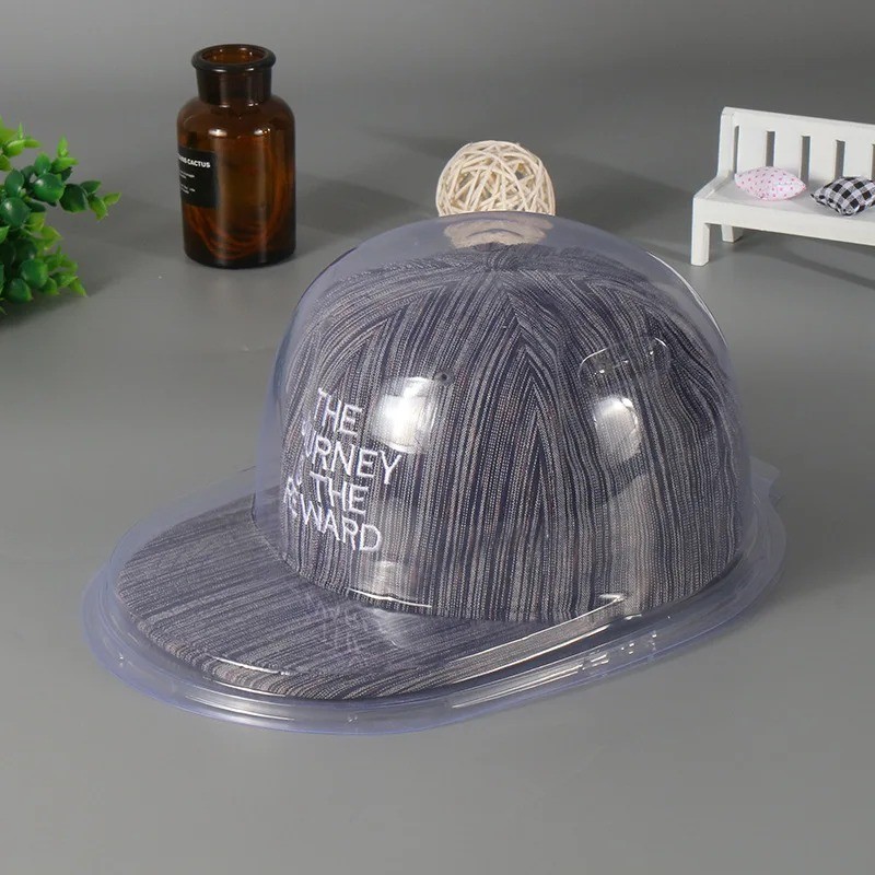 4 X Plastic Baseball Cap Transparent Protectors or Display Case – Curved Brim