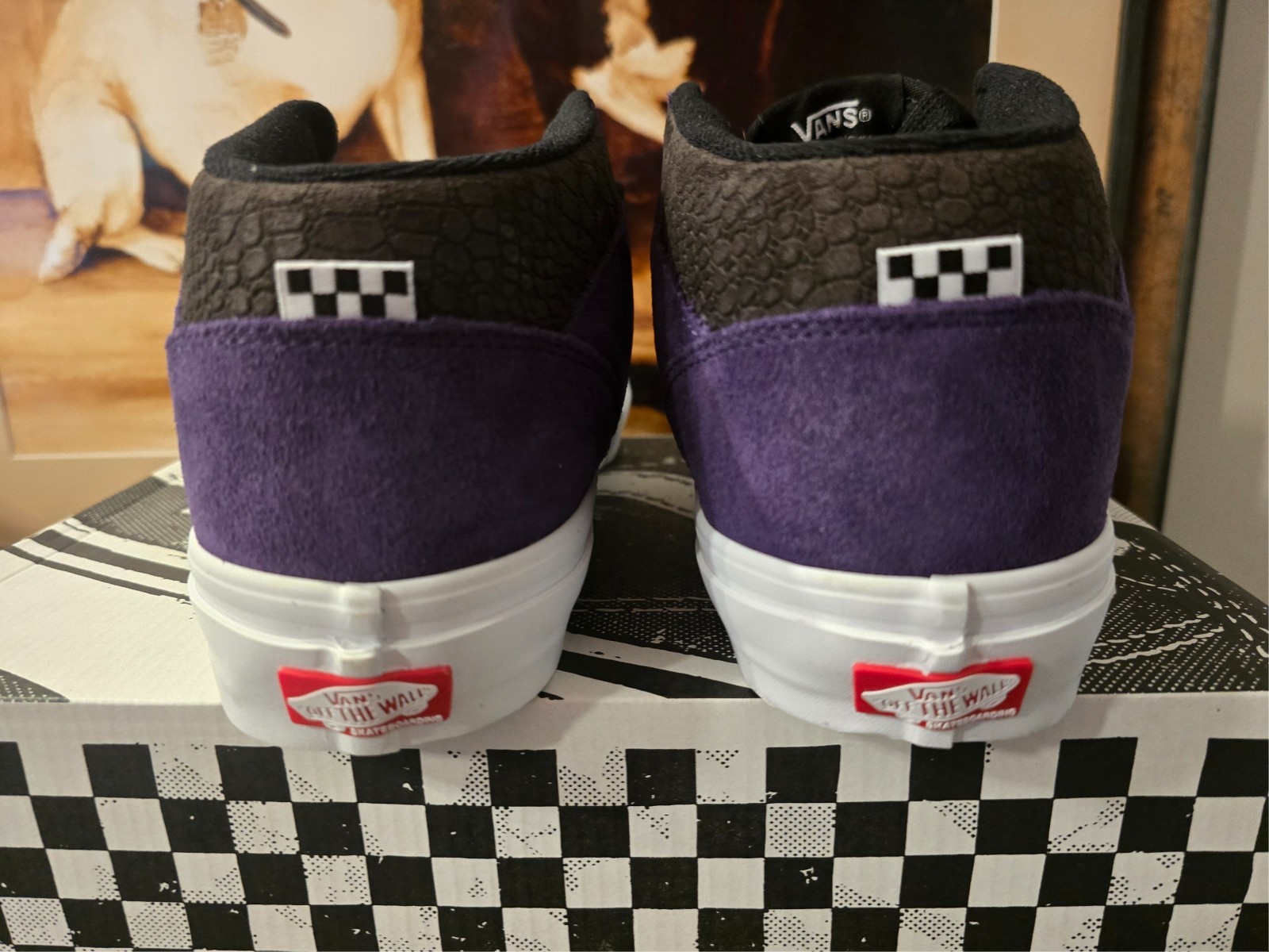 Vans Skate Half Cab Croc Grape Purple VN0A5FCDGPE Men’s Shoes Size 12 US NEW
