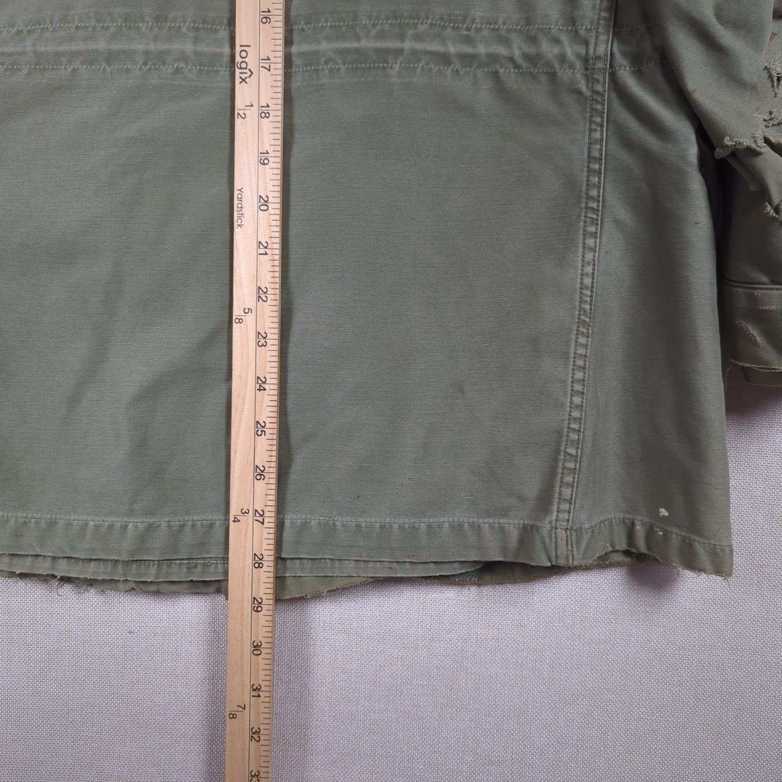 VTG 50s US Army M-51 Field Jacket Small OG-107 Green Distressed Korean War
