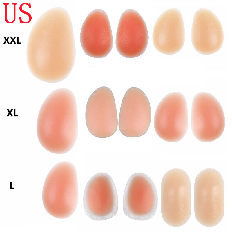 US 1Pairs Silicone Butt Padded Hip Thigh Booster Enhancers Buttock Shapewear Pad