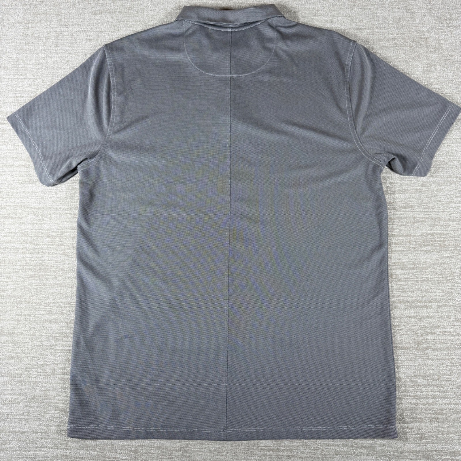 Nike Polo Mens Med Gray Dri-FIT Standard Fit Short Sleeve AQ8601-010