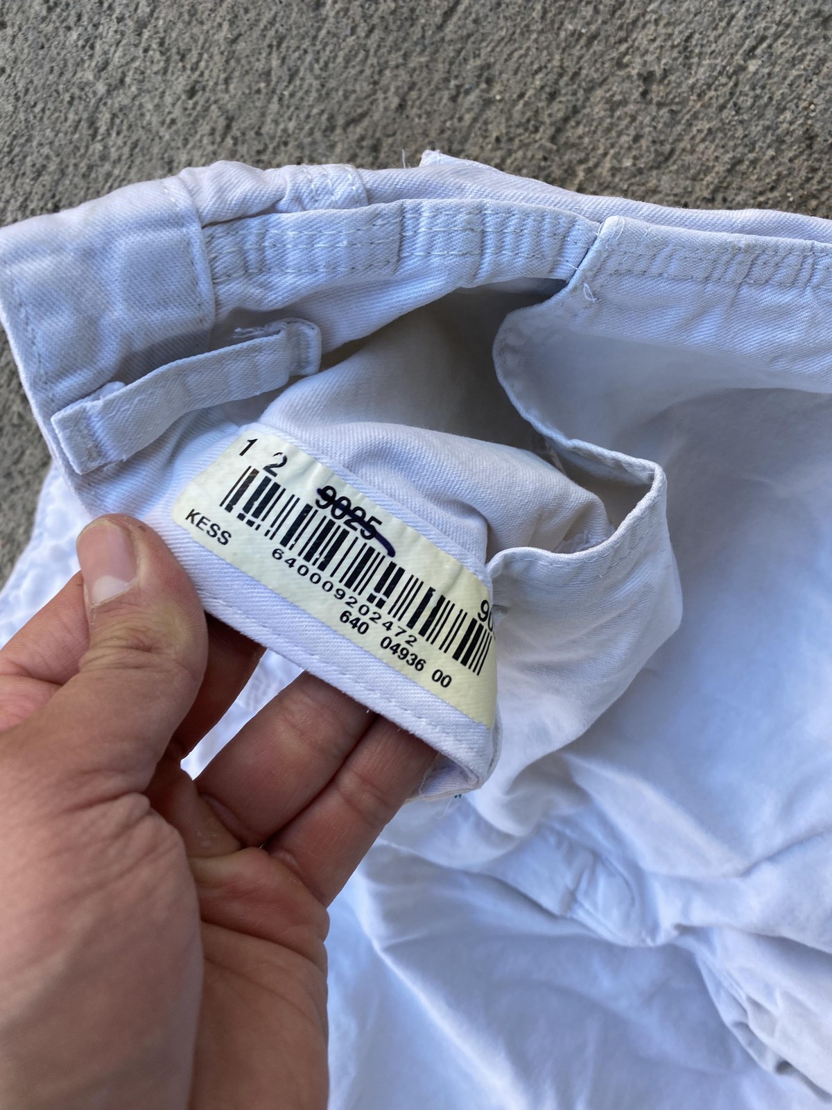 Vintage Splat Paint Dickies Pants Mens 35×25 White Carpenter Fit Canvas Straight