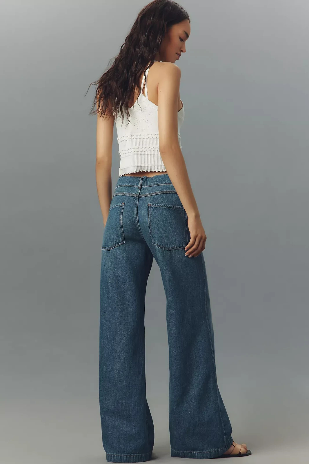 Anthropologie Ellis High-Rise Pull-On Flare Jeans by Pilcro