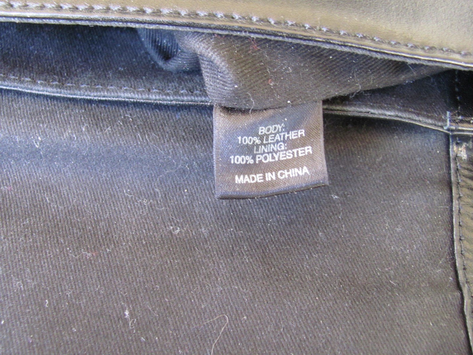 Antonio Melani Black/Dark Brown Leather Handbag With Gold Chain Link Straps