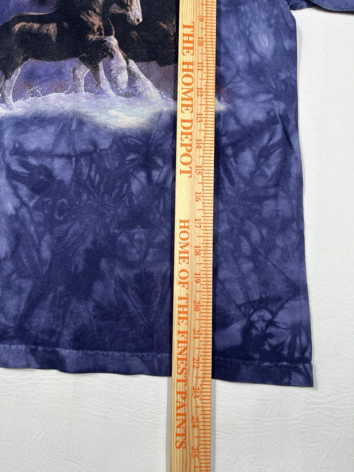 The Mountain Horse T-Shirt Youth Medium Purple Tie Dye Graphic Kids Tee
