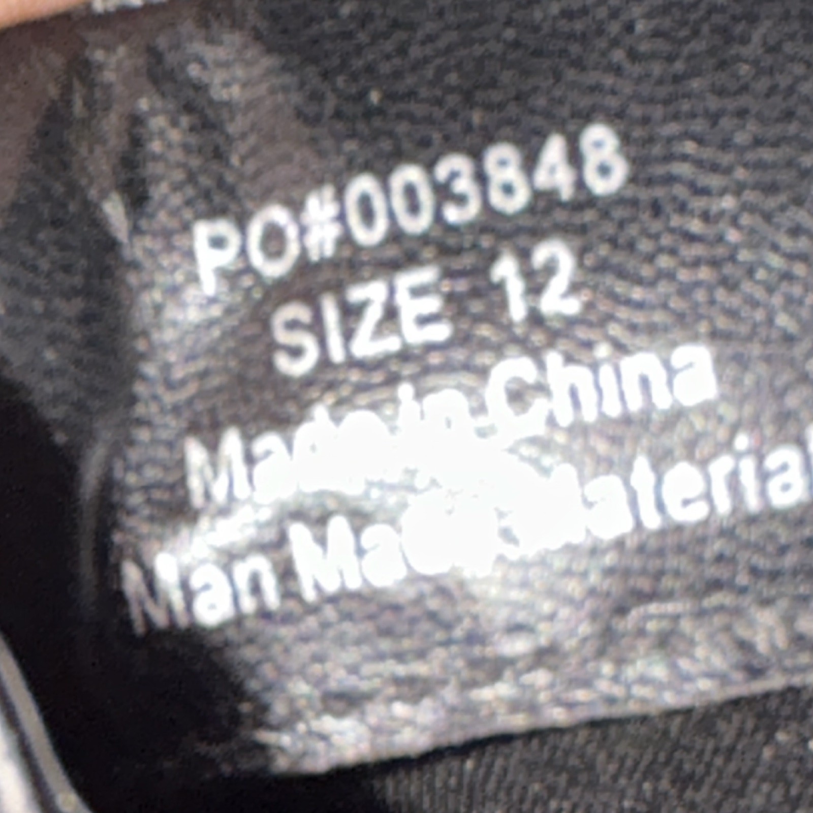 Women’s Black Ankle Bootie Side Zip Almond Toe Comfort PO#003848 US 12