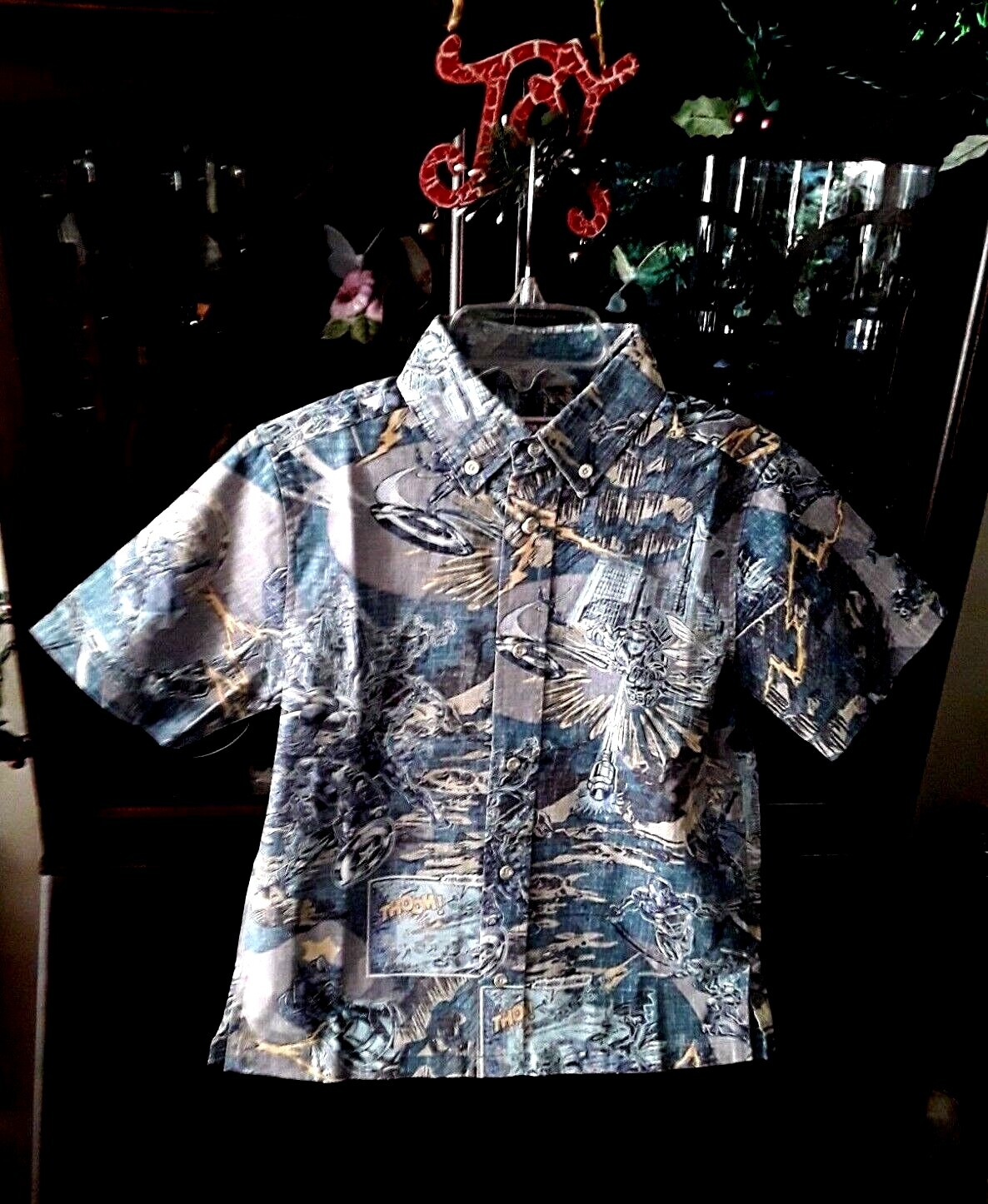 Reyn Spooner Boy’s MARVEL ADVENGER Color-Slate Full Button Shirts