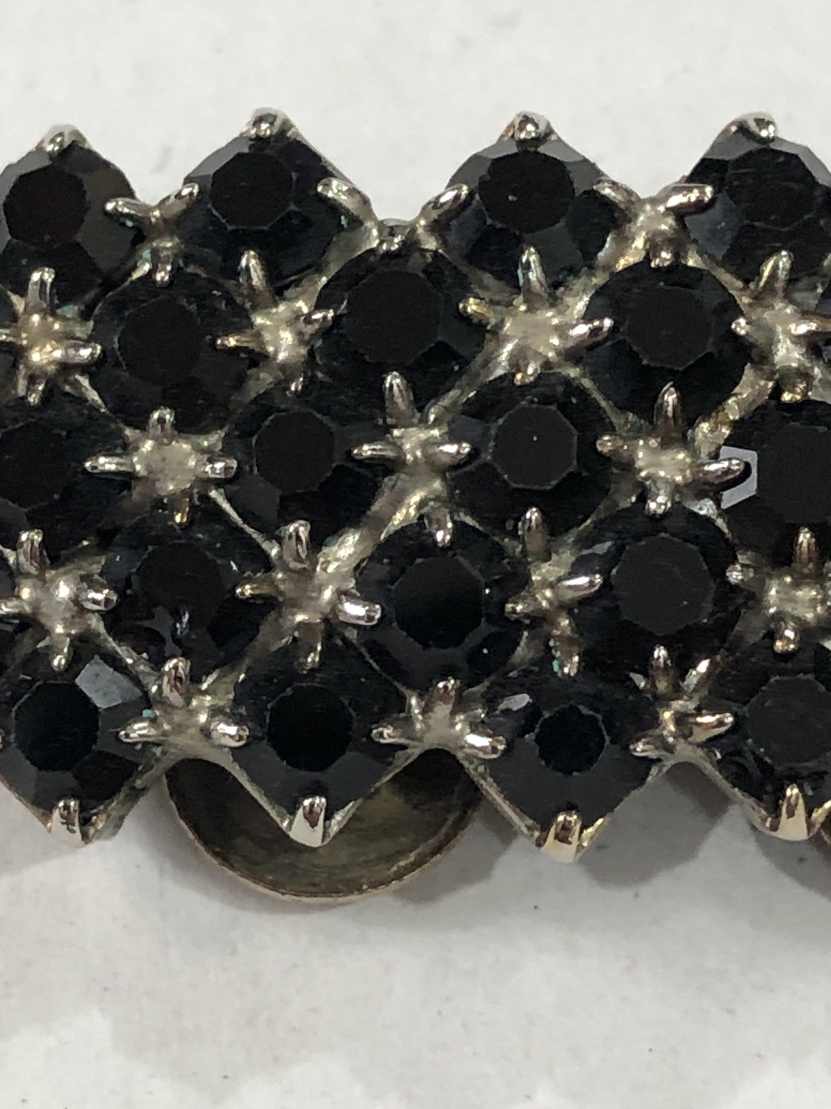 Musi Shoe Clips Black Rhinestone 1.75 inch – Vintage