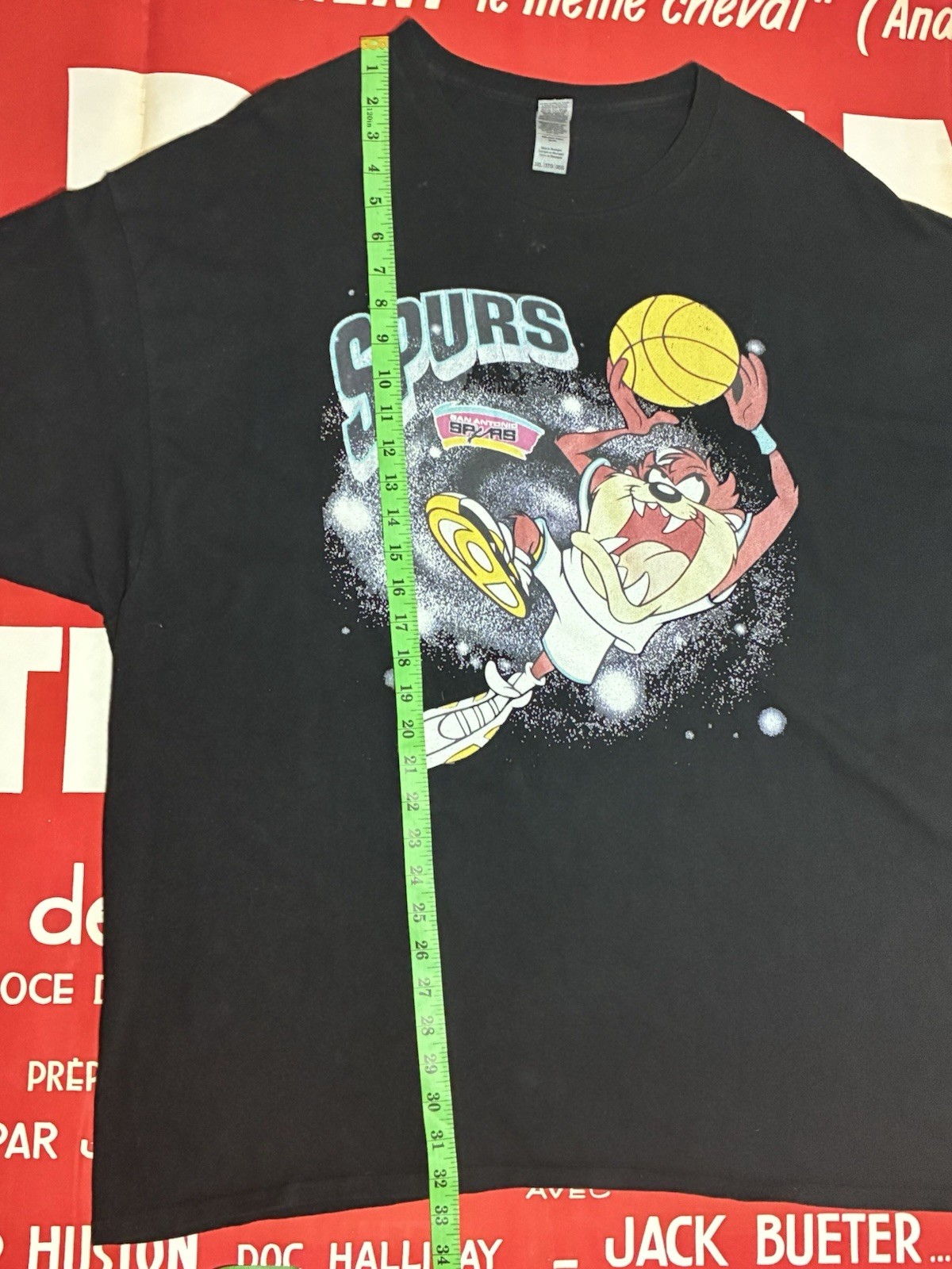 San Antonio Spurs Looney Tunes Taz Vintage Tee