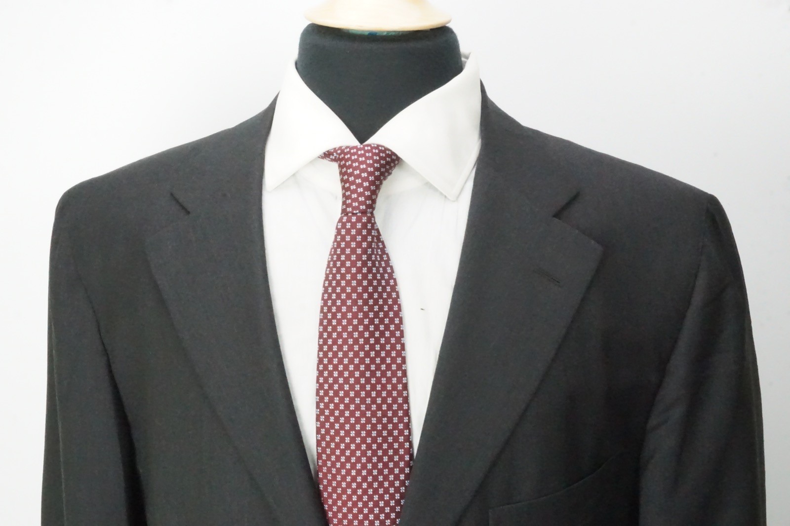 Raffaele Caruso Sartoria Parma Loro Piana S120s Wool Gray 2 Pc Suit 36R US NEW