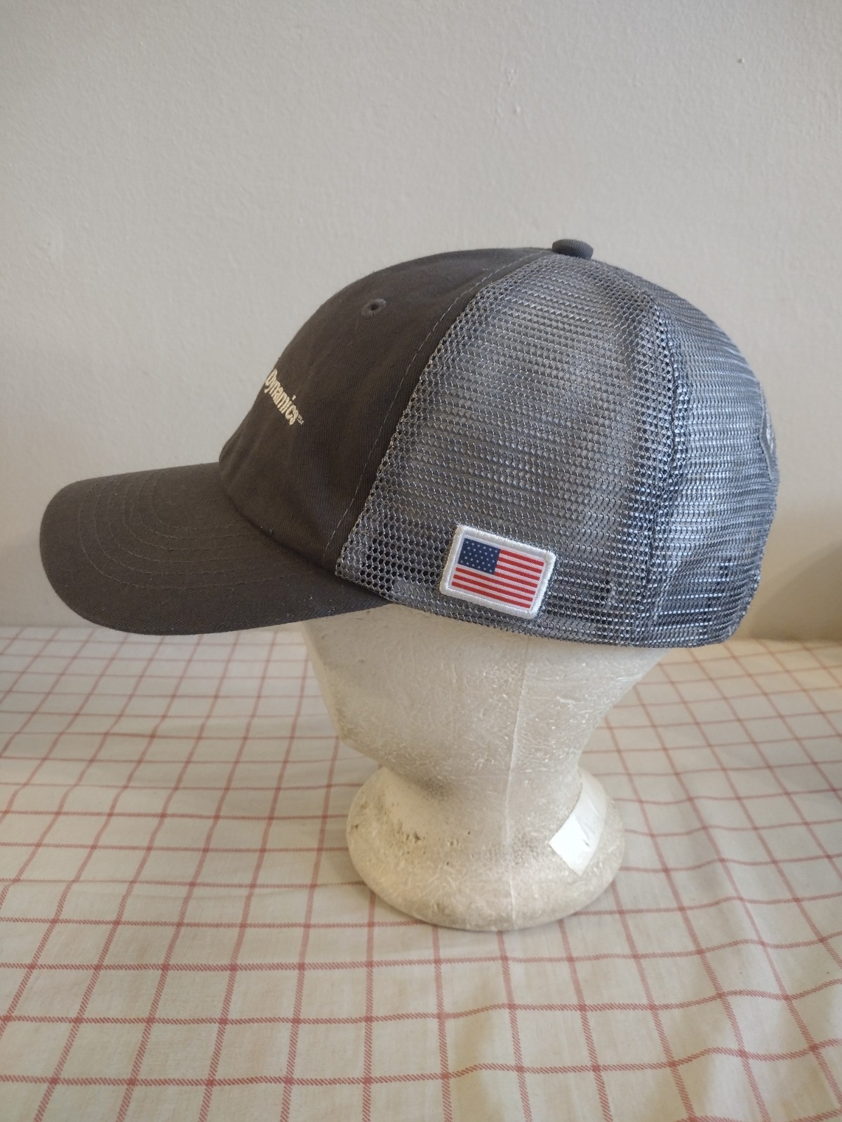 SDI Aluminum Dynamics Employee Trucker Cap Hat Gray Adjustable Embroidered Mesh
