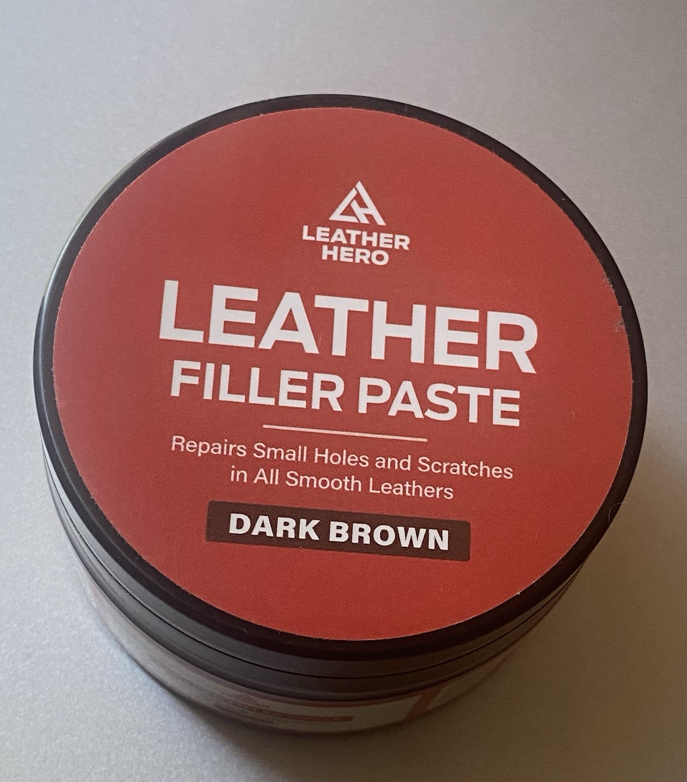 Leather Hero Leather Fuller Paste Dark Brown100ml.