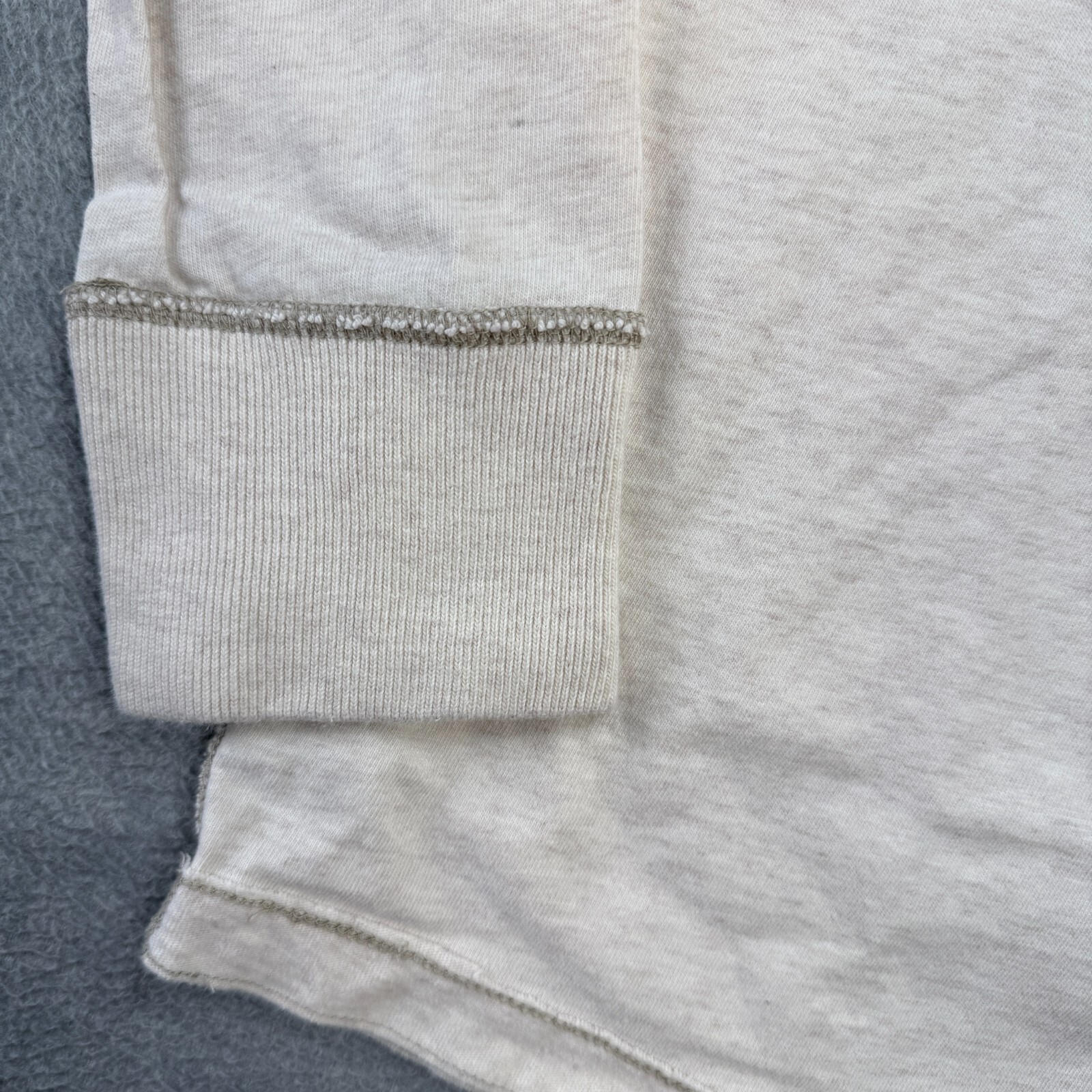 Hollister Shirt Adult Small Beige Knit Long Sleeve Laguna Beach Cali Suf Y2K