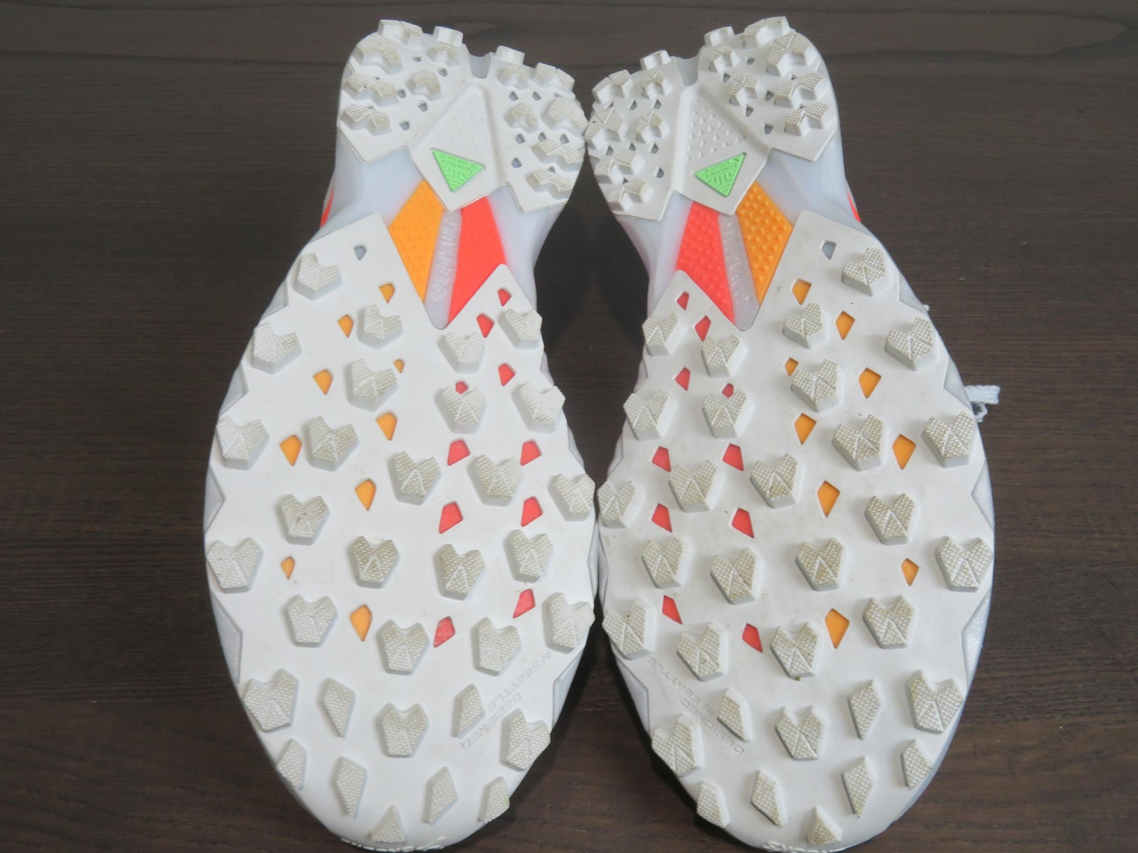 Brooks Catamount Agil Shoes Mens Size 7 White Orange Trail Running 1000451D488