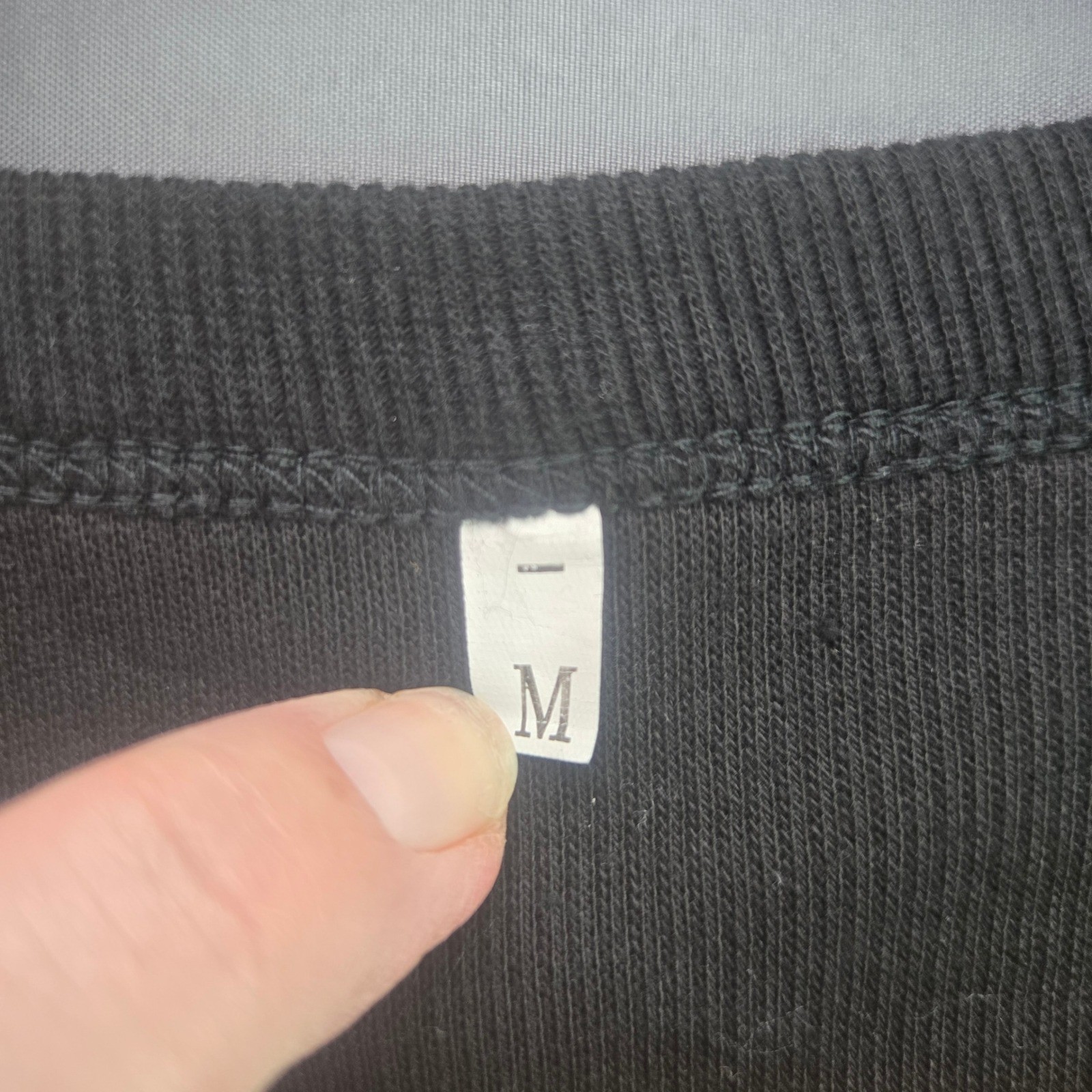 Unbranded Tank Top Ribbed Racerback Built-in Bra Size M Black Basic Minimalist