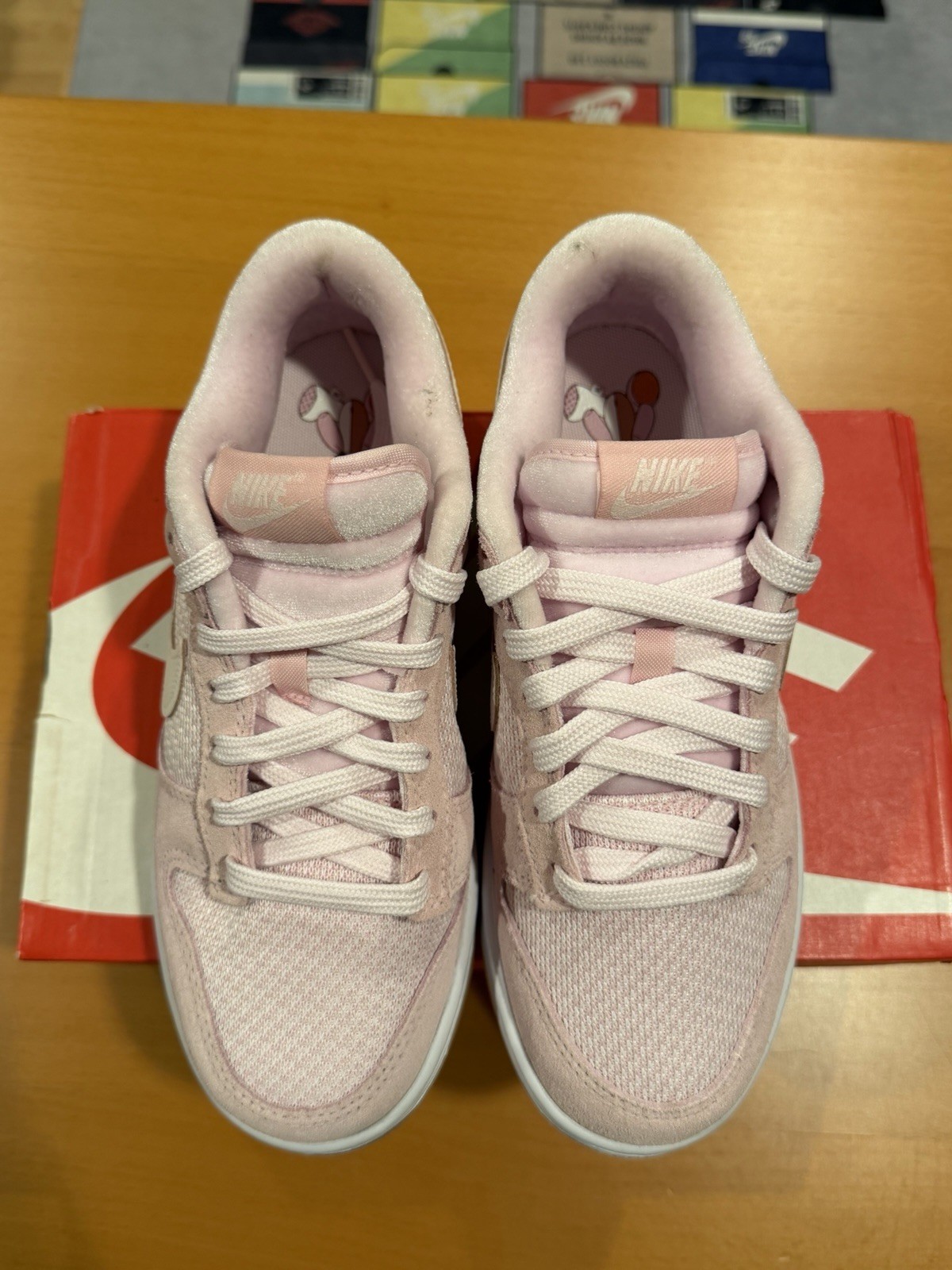Size 7.5W – Women’s Nike Dunk Low Teddy Bear Light Pink Gum DZ5318-640 Sneaker