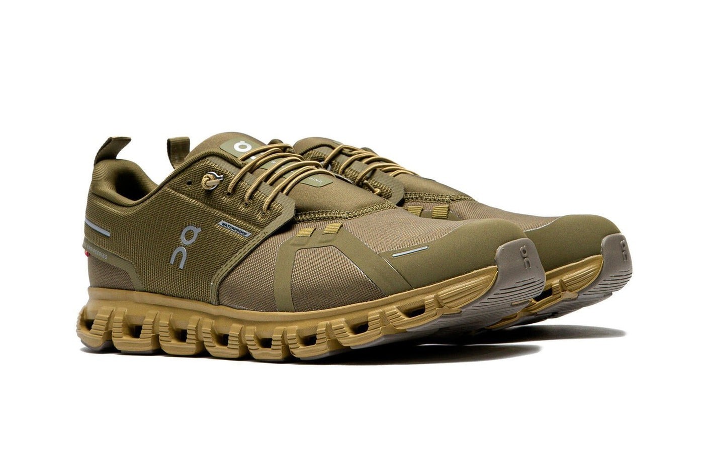 On Running Cloud 6 Waterproof Olive Safari 3MF10062231 Men’s Size New