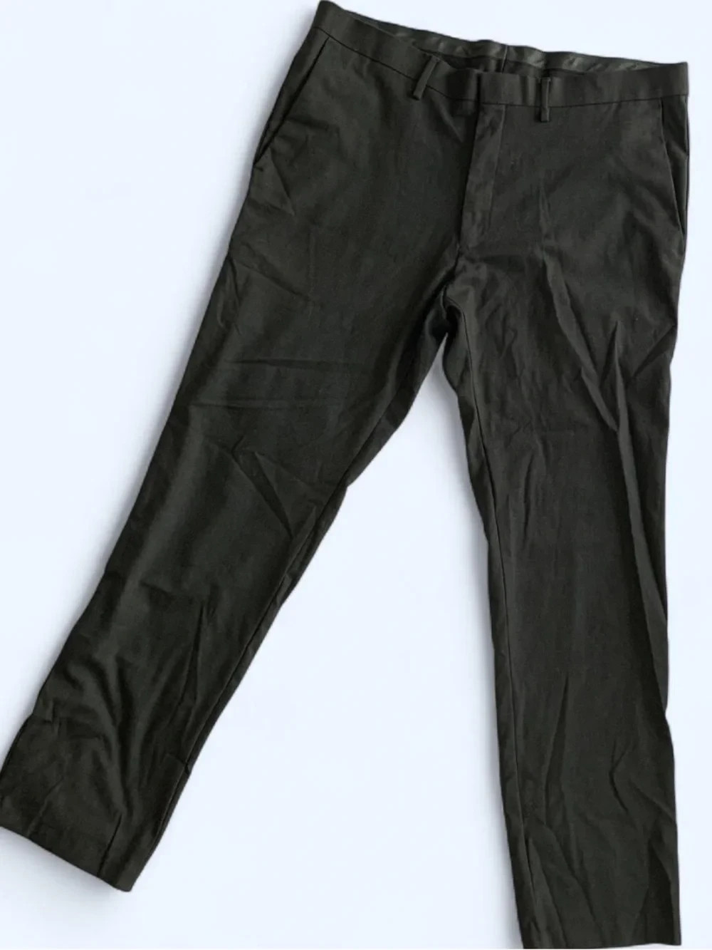 Men’s Gray Slim-Fit Stretch Dress Pants – Size 38W x 32L – Kenneth Cole Reaction