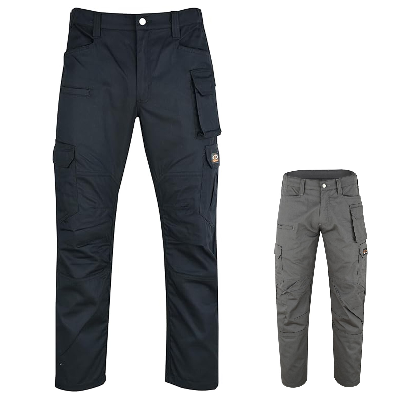 Riggermen Mens Tactical Pants Elasticated Waist Lightweight Hiking Work Pants
