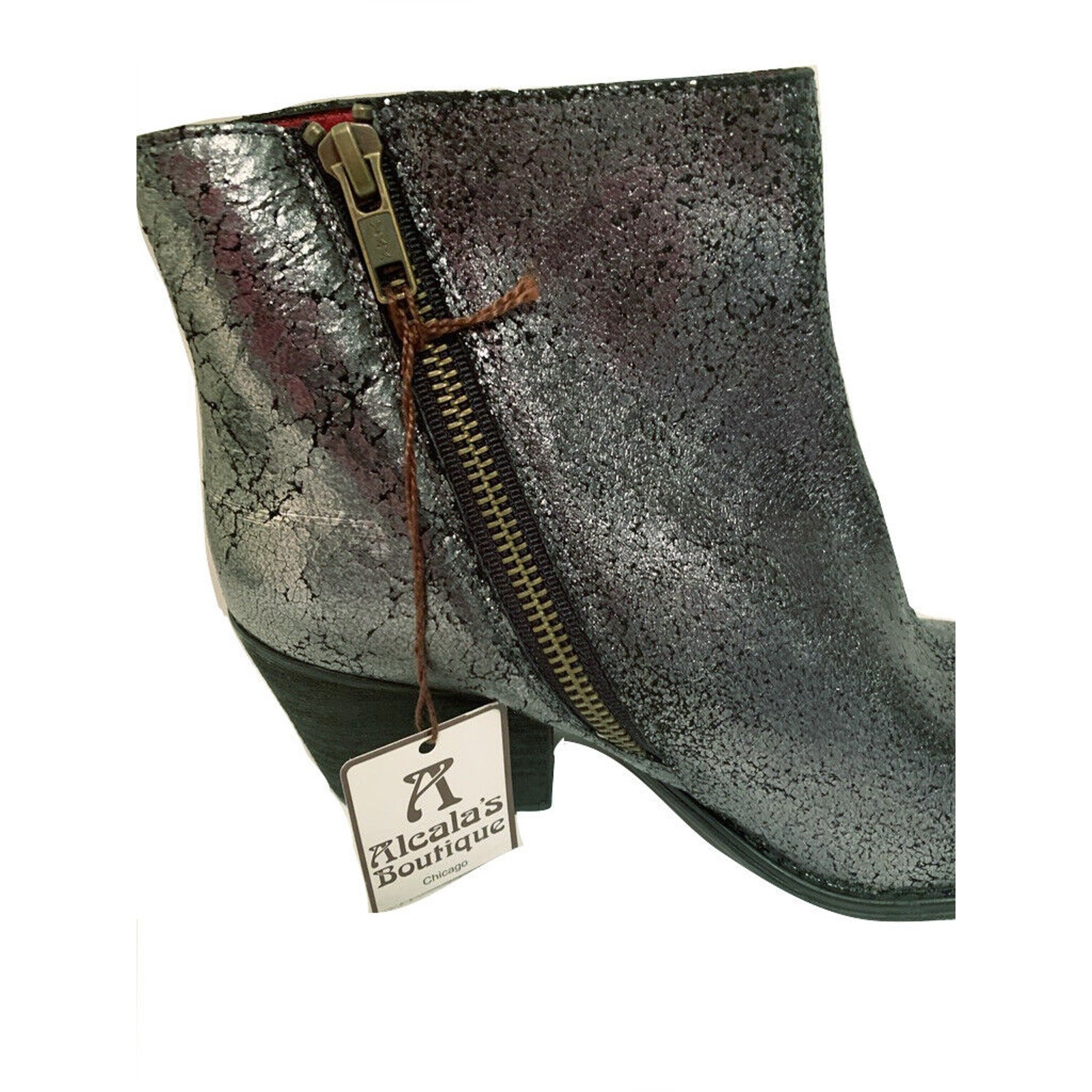 Alcalas RIchard Pewter Silver Women’s Boot 7.5 / 38