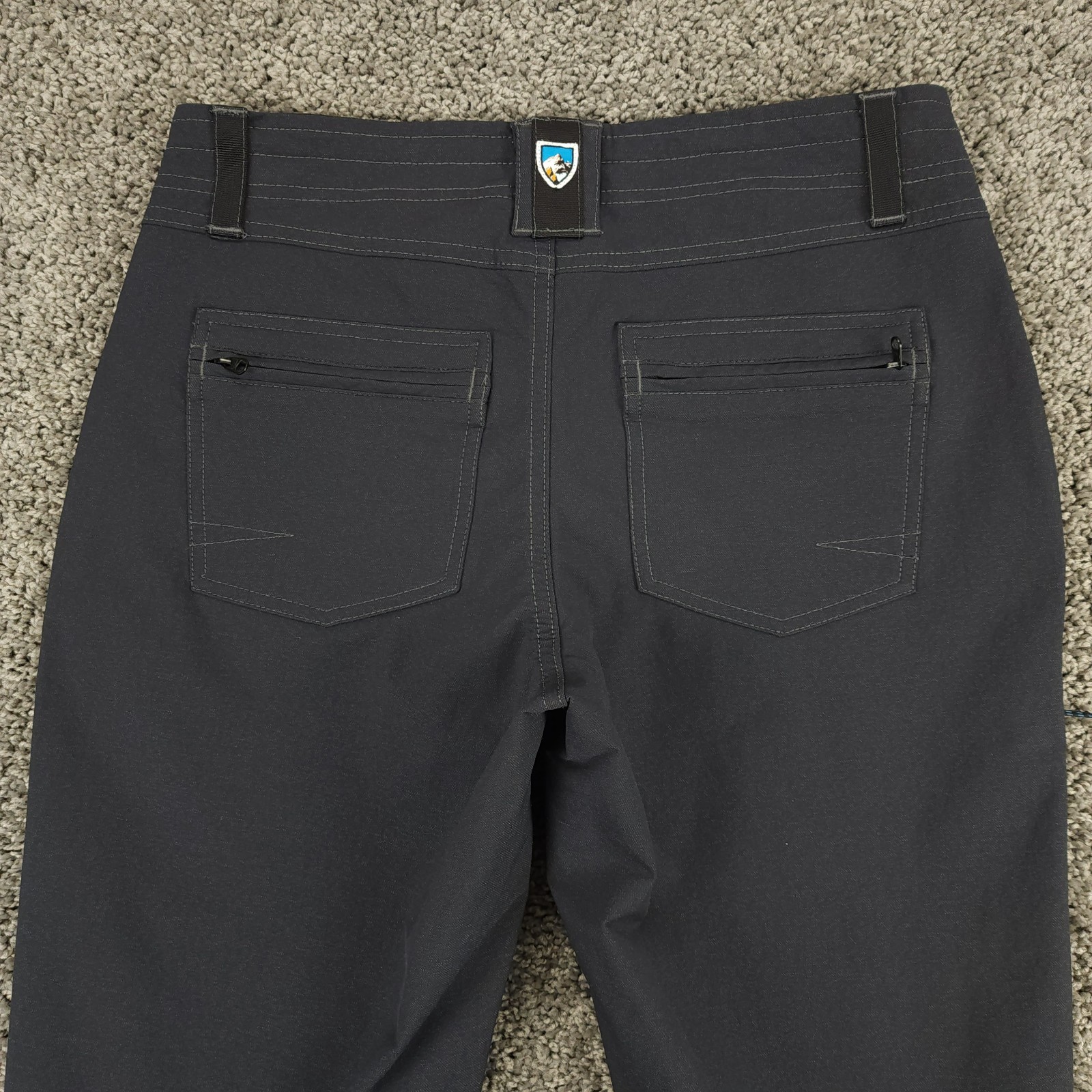 Kuhl Pants Women 6 Reg Gotham Klash Soft Shell Hiking Zip Pockets Ankles 6210