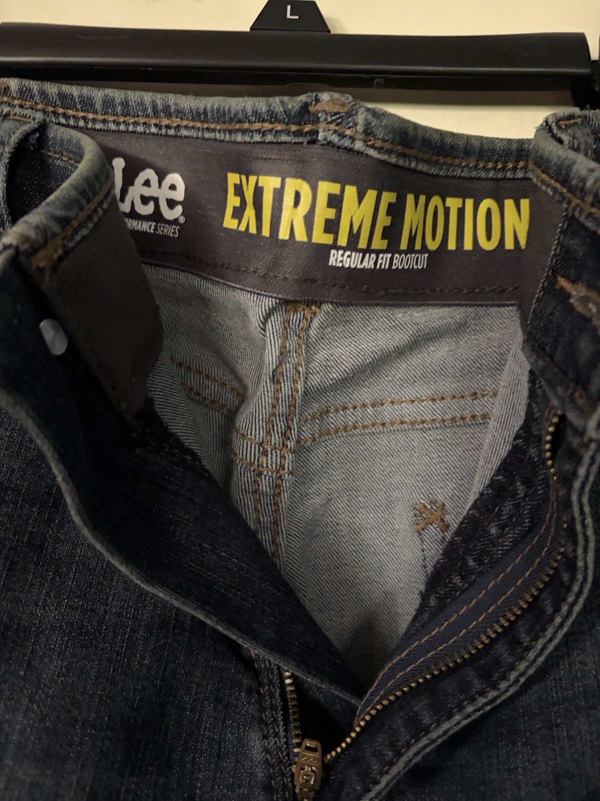 Lee Extreme Motion Men’s Bootcut Jeans Regular Fit Blue Mid Rise Stretch