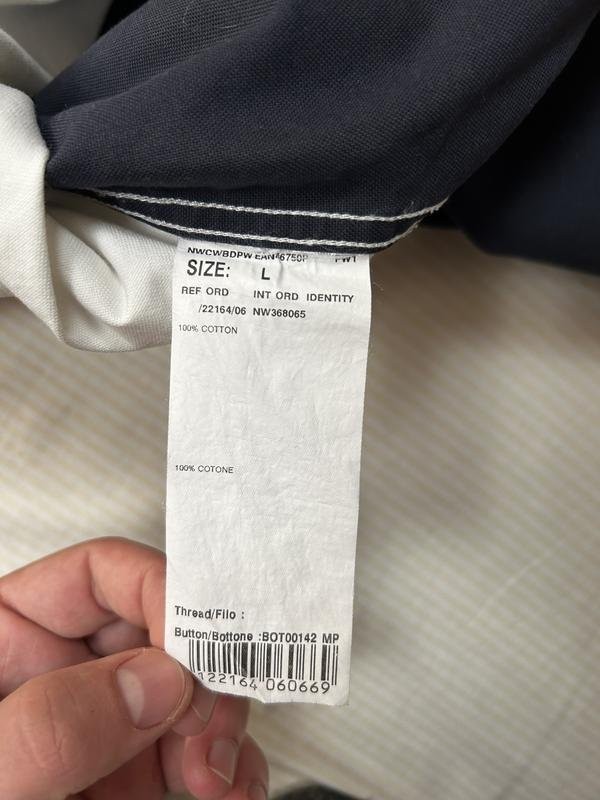 Men’s Lardini Wooster Shirt White 40 /L / 48