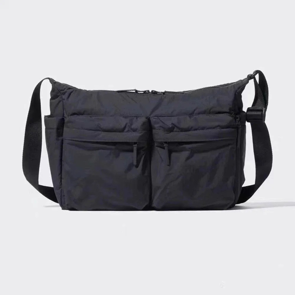 UNIQLO Casual Multi-pocket Messenger Bag Women Fashion Nylon Shoulder Bag Travel